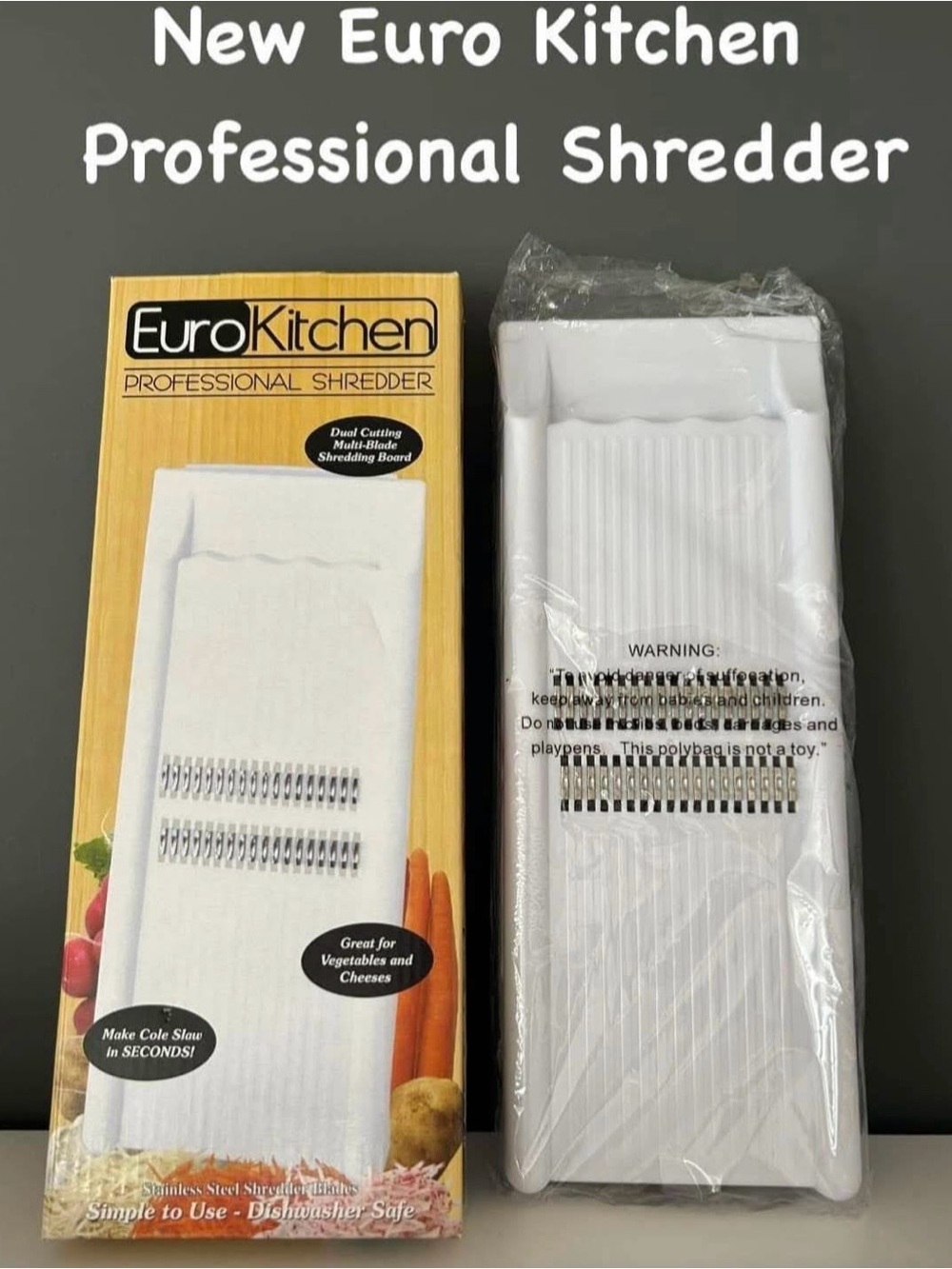 White Professional Shredder for Home Kitchen